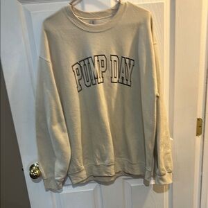 Pump Day Beige Sweater